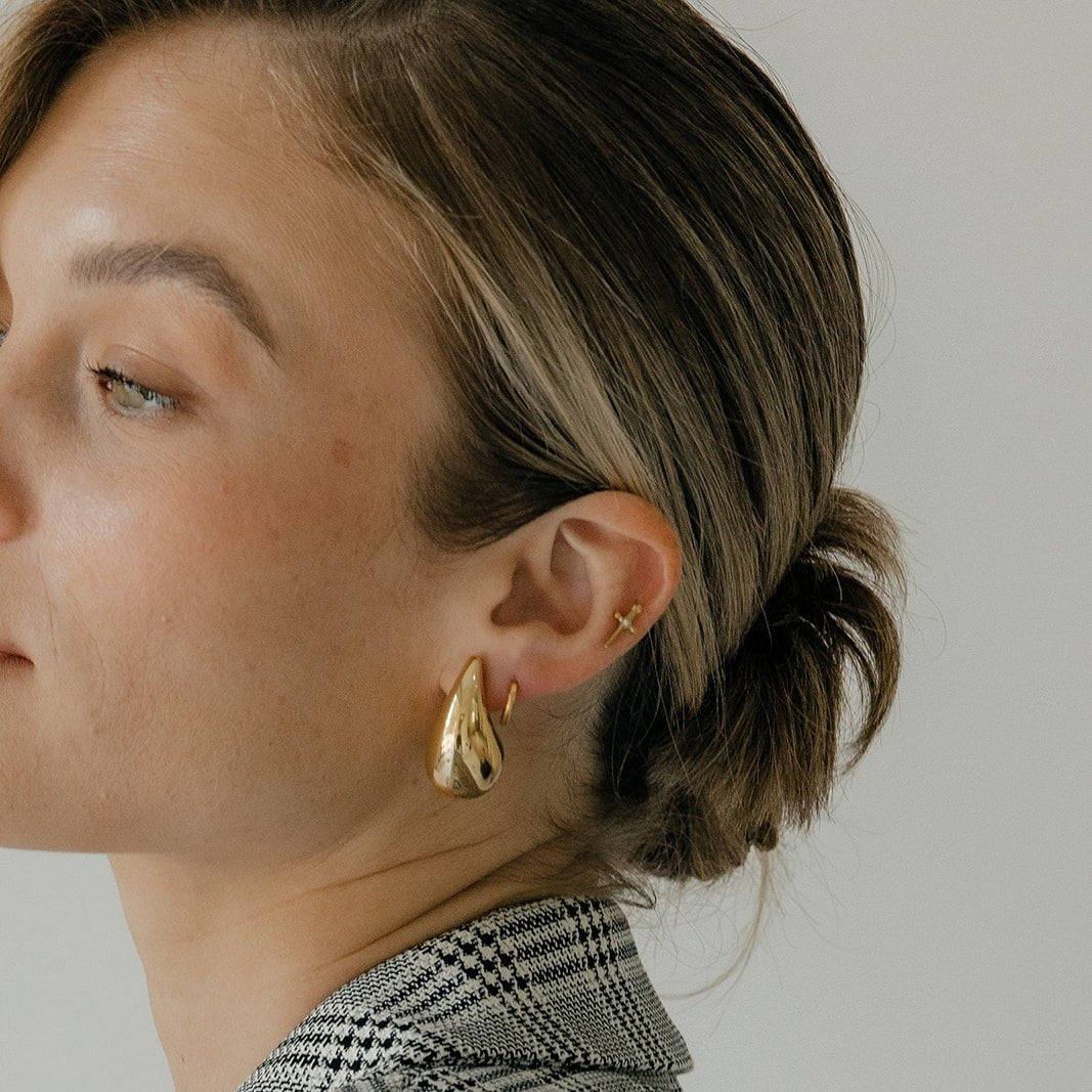 Dewdrop Statement Studs