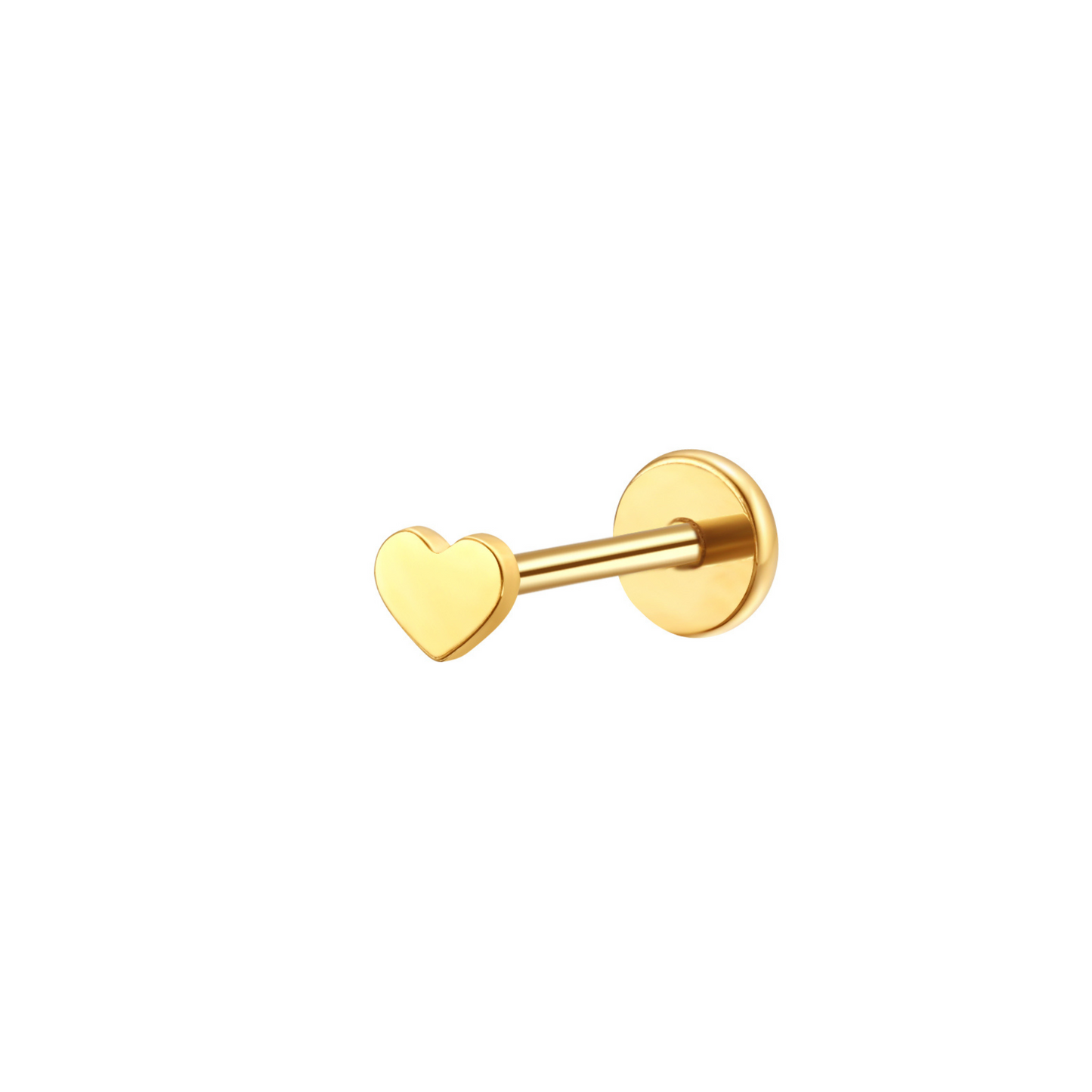 Heart Attack Flat Back Stud