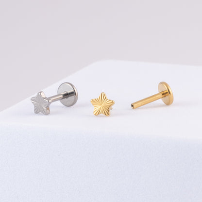 Starburst Flat Back Stud