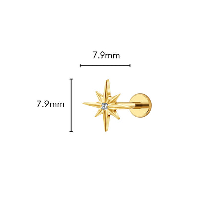 Celestial Flat Back Stud