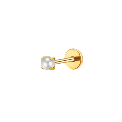 Pearl Flat Back Stud