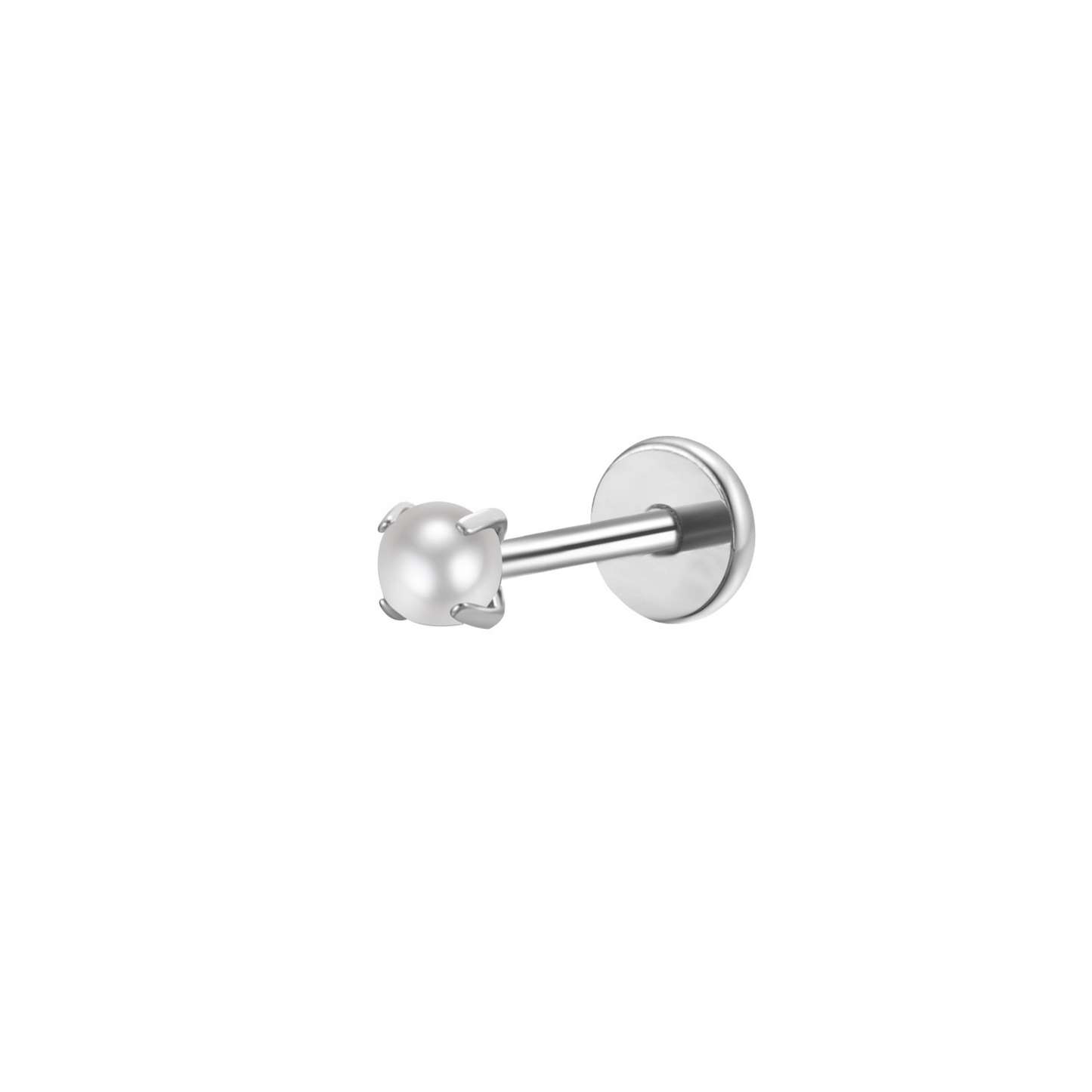 Pearl Flat Back Stud