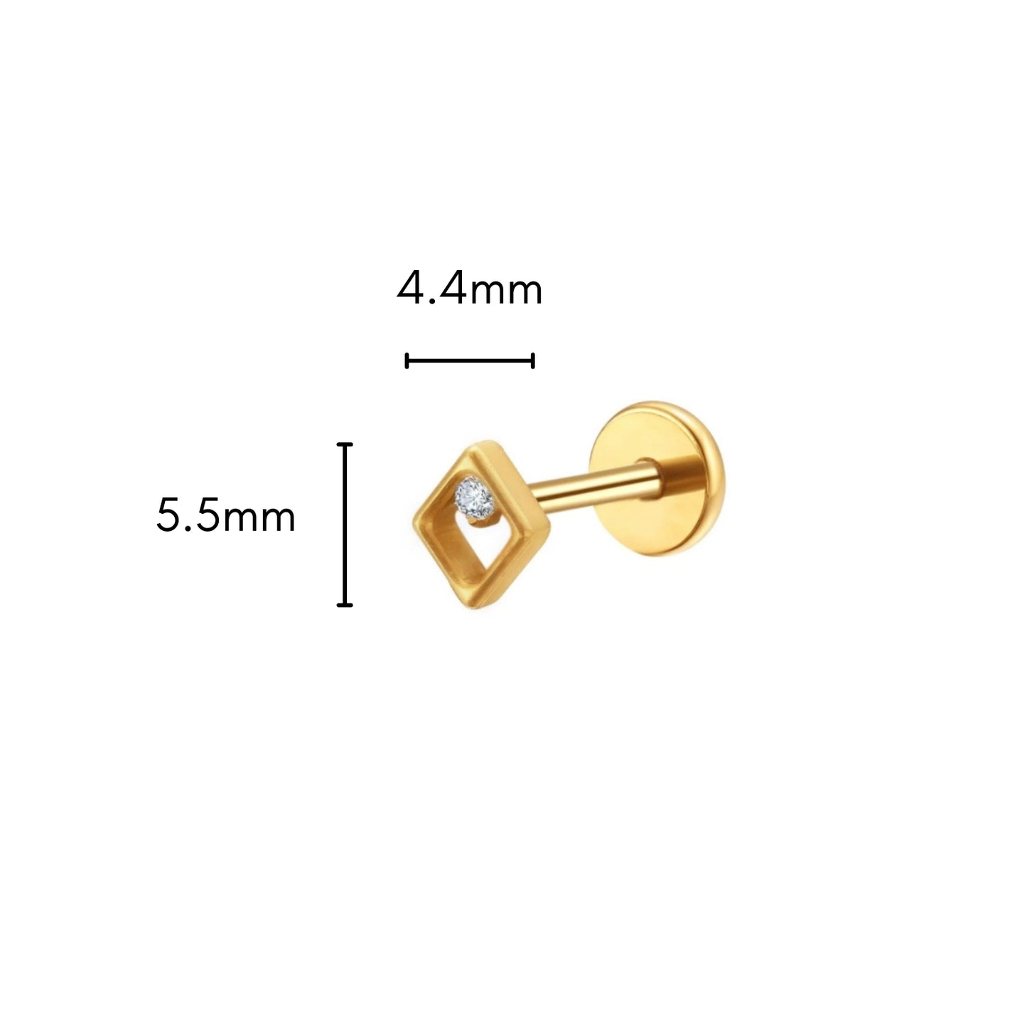 Radiant Flat Back Stud