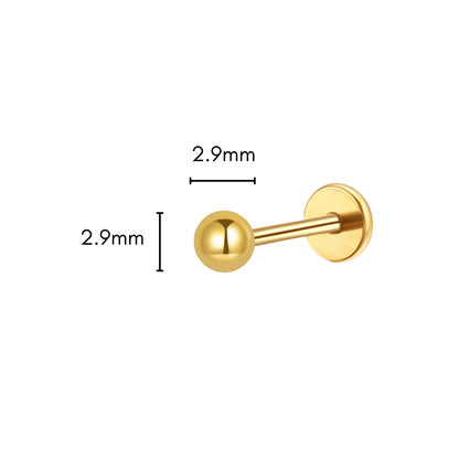 Roundabout Flat Back Stud