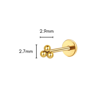 Trinity Flat Back Stud